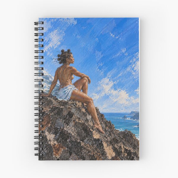 Item preview, High Ground | Black Woman Ocean Art designed and sold by TedKentPhoto.