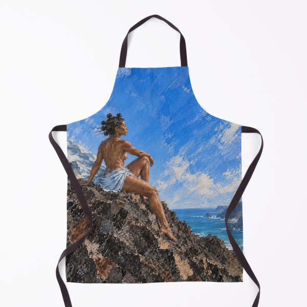 Item preview, High Ground | Black Woman Ocean Art designed and sold by TedKentPhoto.