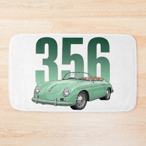 Item preview, Mint Green Porsche 356 Speedster Classic Convertible Vector Art designed and sold by Motorline44.