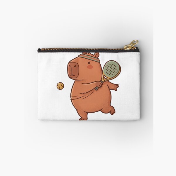 Item preview, Capybara Padel Player Cute Kawaii Sport designed and sold by DofinaSur.