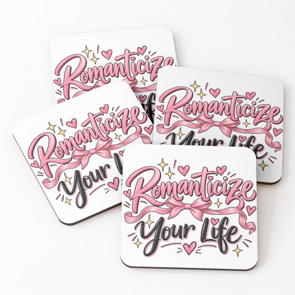Item preview, Romanticize Your Life – Positive Lifestyle Quote designed and sold by TinyWeird.