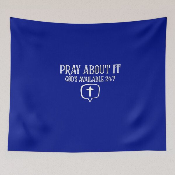 Item preview, GOD'S AVAILABLE 24/7...PRAY ABOUT IT CHRISTIAN APPAREL designed and sold by VFamdesigns.