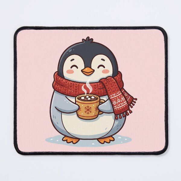 Item preview, Penguin Hot Chocolate Cozy Christmas Cute designed and sold by DofinaSur.