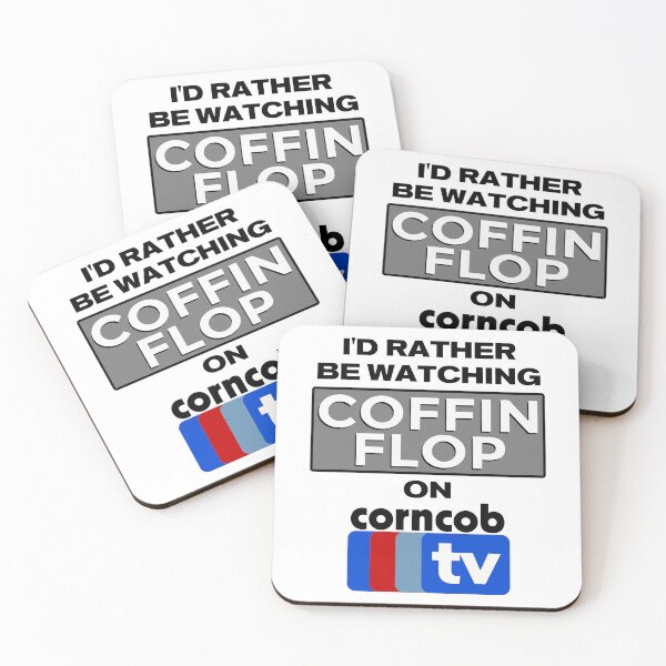 Item preview, I'd Rather Be Watching Coffin Flop On Corncob TV designed and sold by darklordpug.