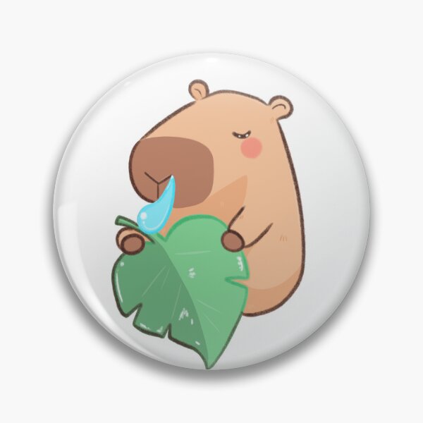 Item preview, Snoozing Capybara  designed and sold by NguyenKa Art.