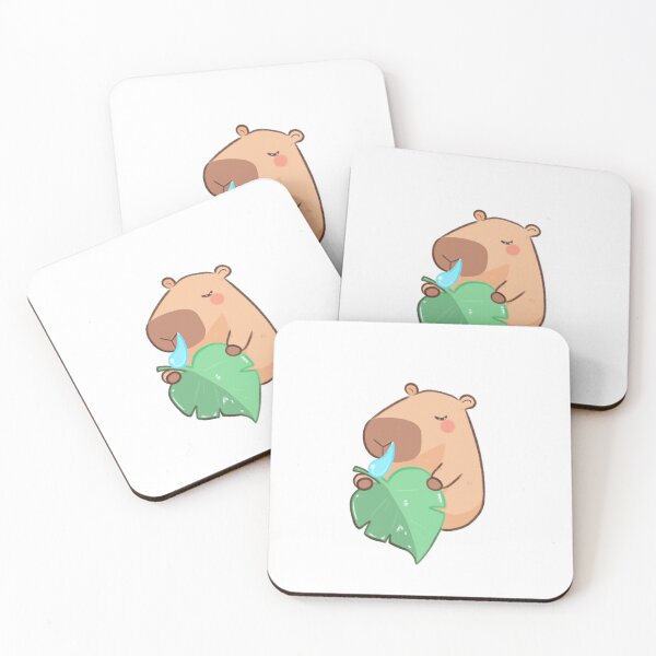 Item preview, Snoozing Capybara  designed and sold by NguyenKa Art.