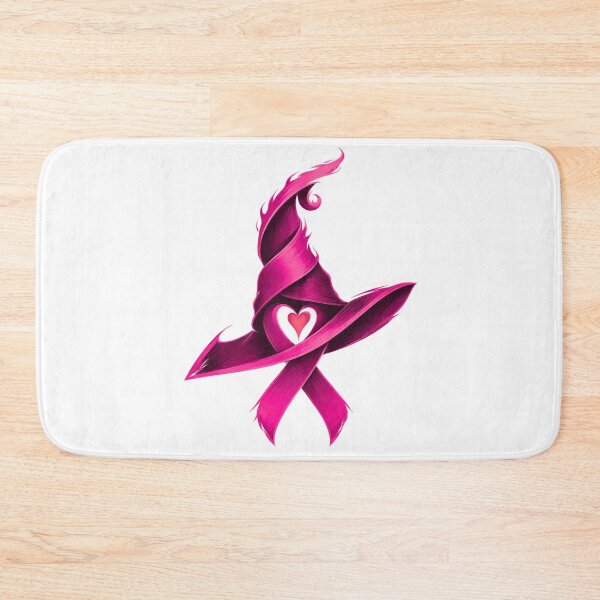 Item preview, Pink Ribbon Witch Hat Heart Breast Cancer Awareness Halloween designed and sold by DYAFLK.