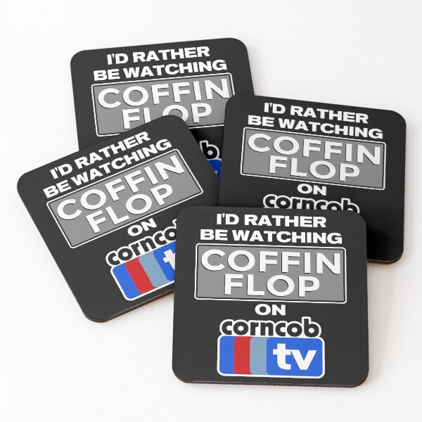 Item preview, I'd Rather Be Watching Coffin Flop On Corncob TV designed and sold by darklordpug.
