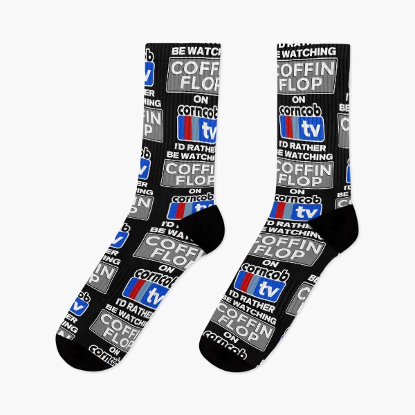 Item preview, I'd Rather Be Watching Coffin Flop On Corncob TV designed and sold by darklordpug.
