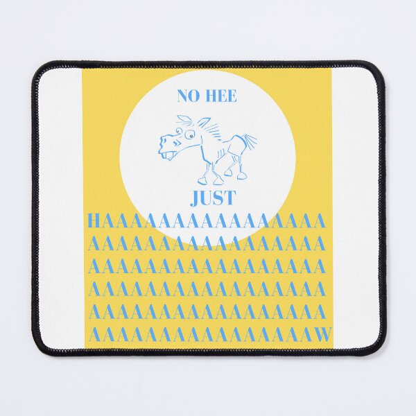 Item preview, No Hee, Just Haw designed and sold by LisaLousPuns.