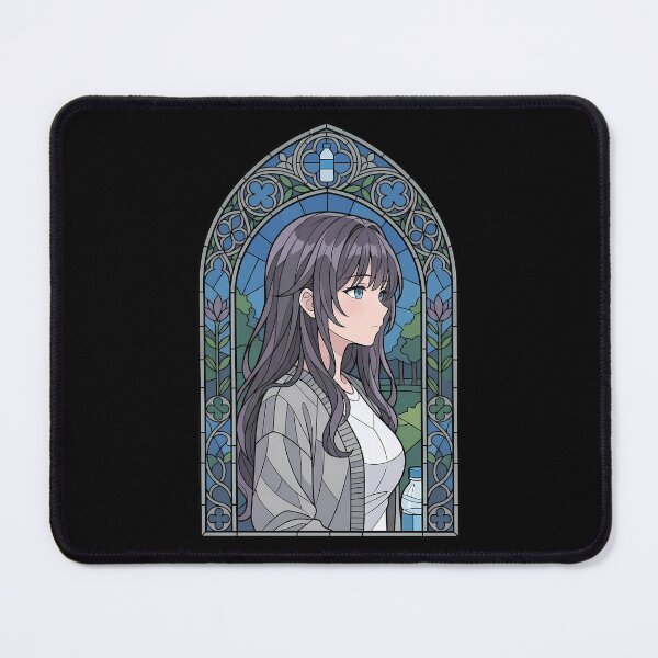 Item preview, Kaoruko Waguri Fragrant Flower Blooms Dignity Calm Blue Window designed and sold by mildaclairmo.