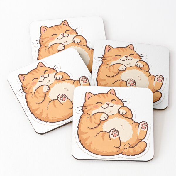 Item preview, Orange Cat Belly Cute Funny Kawaii designed and sold by DofinaSur.