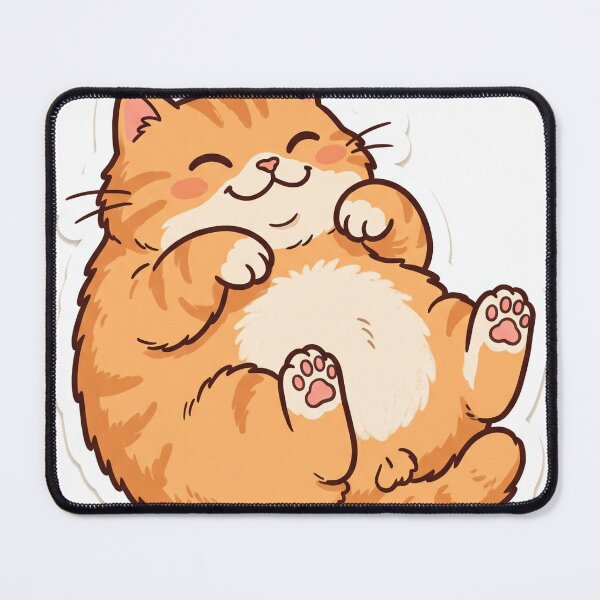 Item preview, Orange Cat Belly Cute Funny Kawaii designed and sold by DofinaSur.