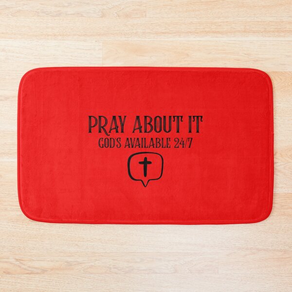 Item preview, GOD'S AVAILABLE 24/7...PRAY ABOUT IT CHRISTIAN APPAREL designed and sold by VFamdesigns.