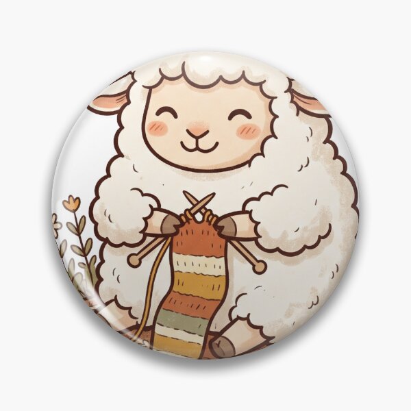 Item preview, Sheep Knitting Cozy Cottagecore Cute designed and sold by DofinaSur.