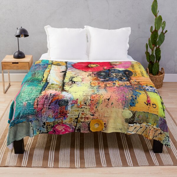 Item preview, Sophisticated Mixed Media Style Abstract Floral Art Designs designed and sold by DEC02.