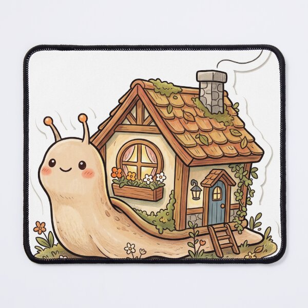 Item preview, Snail House Cozy Cottagecore Cute designed and sold by DofinaSur.