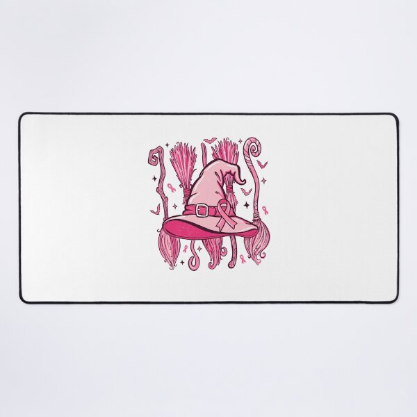 Item preview, Pinkoween Witch Hat Broomsticks Breast Cancer Awareness Halloween designed and sold by DYAFLK.
