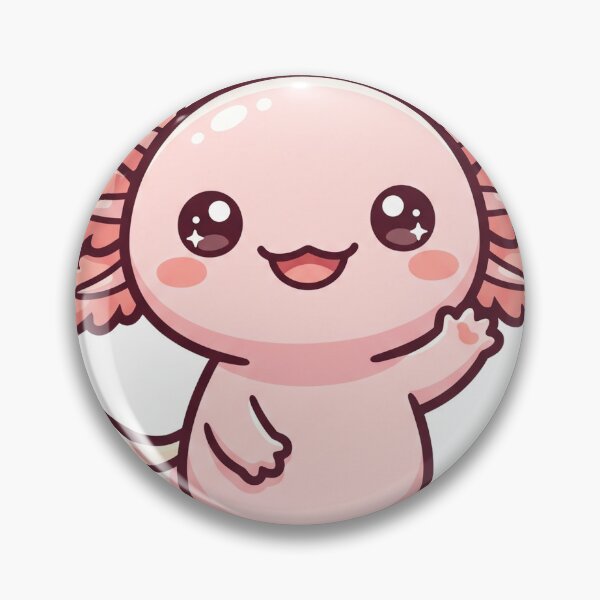 Item preview, Axolotl Cute Kawaii Pink Sparkles designed and sold by DofinaSur.