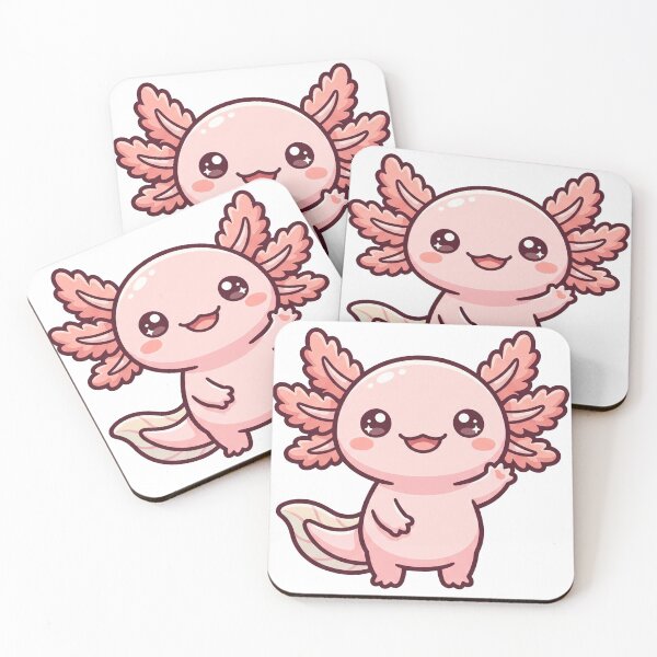 Item preview, Axolotl Cute Kawaii Pink Sparkles designed and sold by DofinaSur.