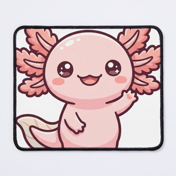 Item preview, Axolotl Cute Kawaii Pink Sparkles designed and sold by DofinaSur.