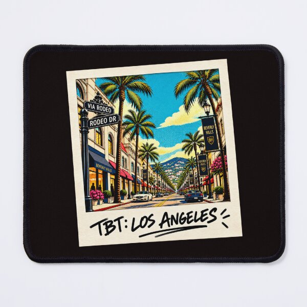 Item preview, TBT: Los Angeles Rodeo Drive – Vintage Beverly Hills Pop Art Travel designed and sold by ByJeffro.