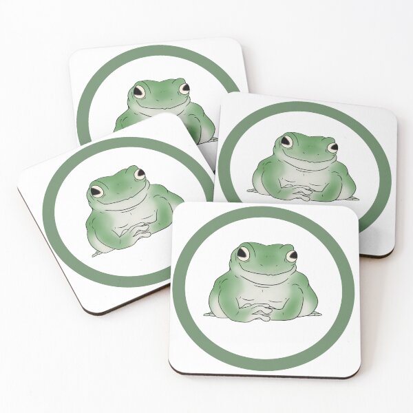 Item preview, greeeeen frog in a circle designed and sold by ThePanckLizrd.