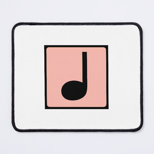 Item preview, Blush Pink Musical Note designed and sold by MelodyMidnight.