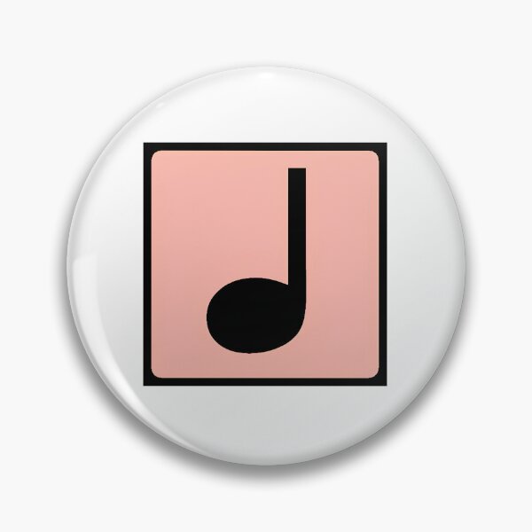Item preview, Blush Pink Musical Note designed and sold by MelodyMidnight.