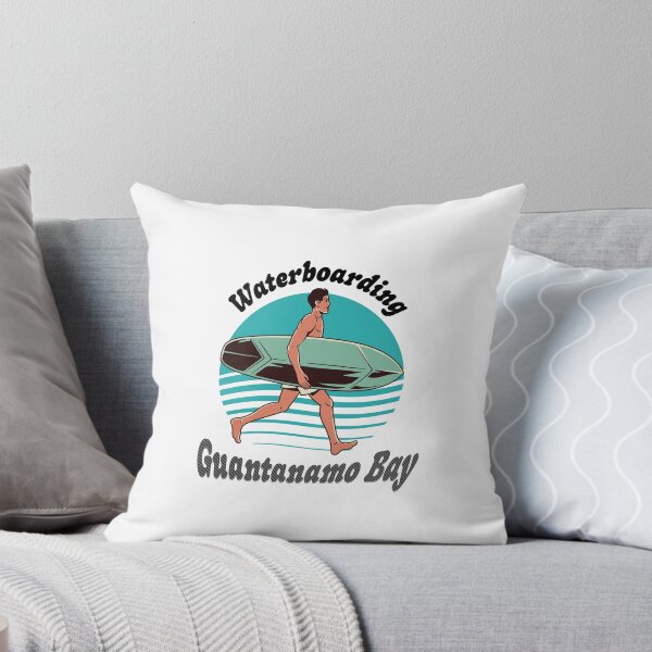 Item preview, Waterboarding Guantanamo Bay Retro Surf Parody Design designed and sold by CiKmerch.