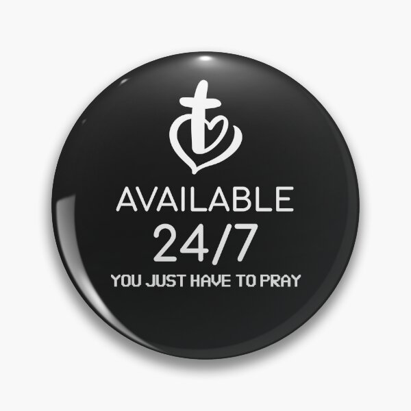 Item preview, GOD'S AVAILABLE 24/7...YOU JUST HAVE TO PRAY ABOUT IT CHRISTIAN APPAREL designed and sold by VFamdesigns.