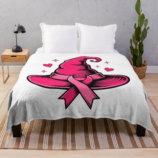 Item preview, In October We Wear Pink Witches–Breast Cancer Awareness Halloween designed and sold by DYAFLK.