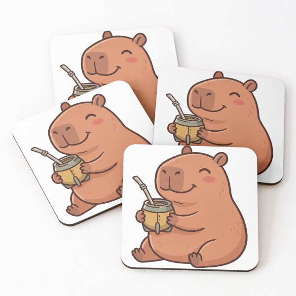 Item preview, Capybara Mate Love Cute Kawaii Argentina designed and sold by DofinaSur.
