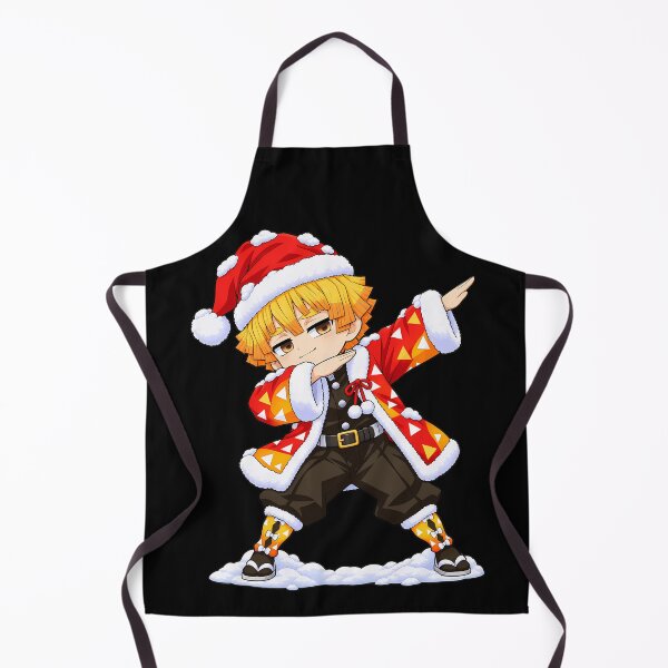Item preview, Zenitsu Agatsuma Demon Slayer Christmas Dab Meme designed and sold by mildaclairmo.