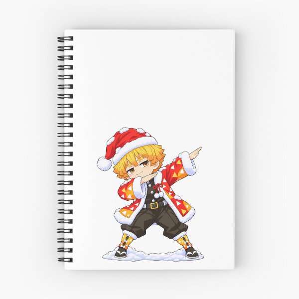 Item preview, Zenitsu Agatsuma Demon Slayer Christmas Dab Meme designed and sold by mildaclairmo.