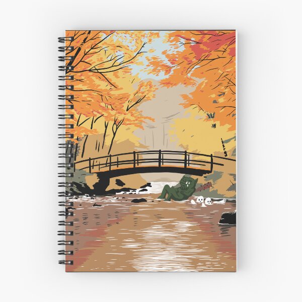 Item preview, Autumn Bridge with Troll designed and sold by blacksnowcomics.