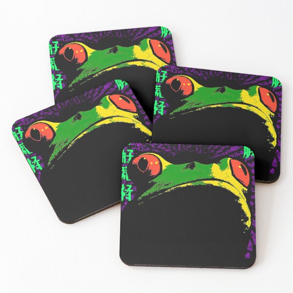 Item preview, Vaporwave Cool Frog Japanese Urban Aesthetic  designed and sold by ShurikenStar.