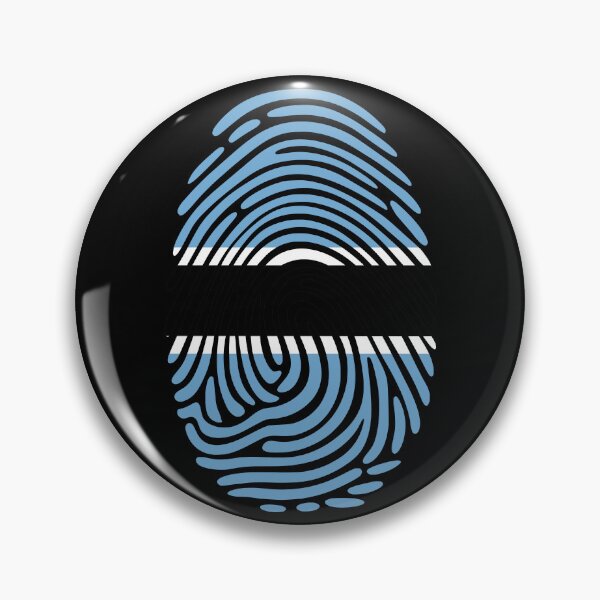 Item preview, Botswana Flag Fingerprint Identity | Batswana DNA Heritage Graphic designed and sold by NTGUILTY.