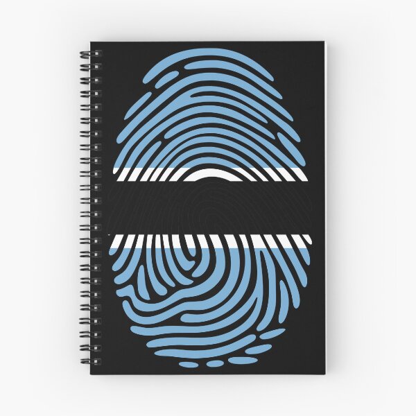 Item preview, Botswana Flag Fingerprint Identity | Batswana DNA Heritage Graphic designed and sold by NTGUILTY.
