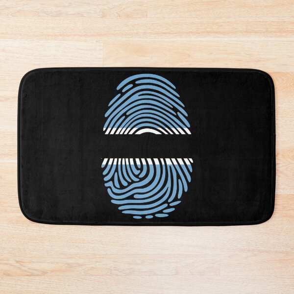 Item preview, Botswana Flag Fingerprint Identity | Batswana DNA Heritage Graphic designed and sold by NTGUILTY.