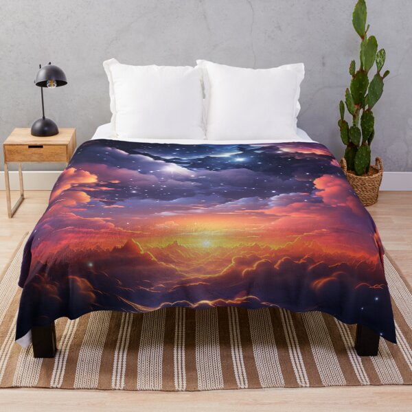 Item preview, Futuristic Sci-Fi Fantasy Eternity Sky With Magical Clouds designed and sold by DEC02.