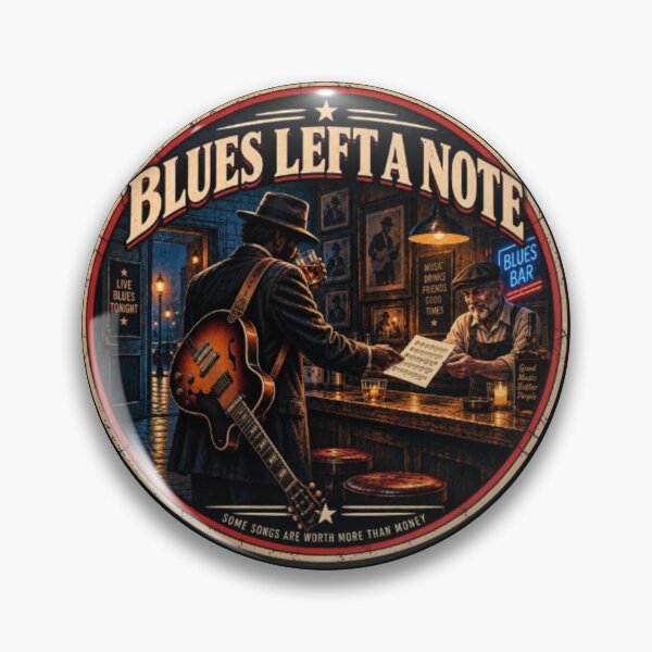 Item preview, The Blues Left a Note — Vintage Blues Music designed and sold by QuietSpark.
