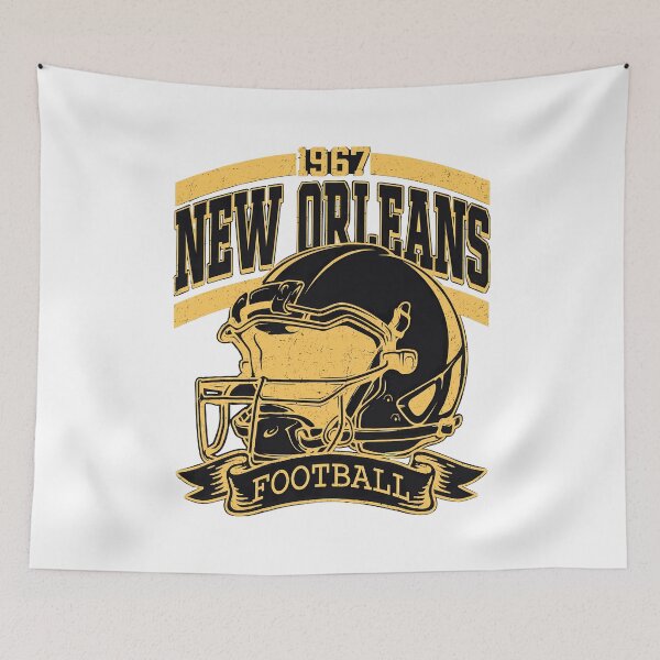 Item preview, Retro Football Helmet New Orleans Graphic designed and sold by MessiasTruax.