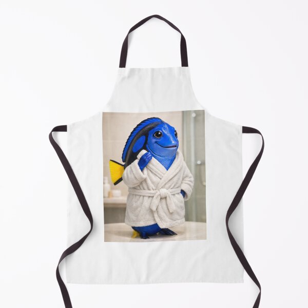 Item preview, Blue Tang Bathrobe designed and sold by Sillytoe.