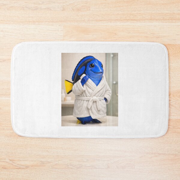 Item preview, Blue Tang Bathrobe designed and sold by Sillytoe.