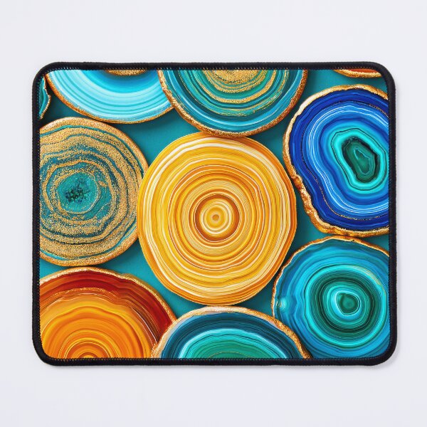 Item preview, Fantasy Geode-Style Vibrantly Colorful Abstract Designs Pattern designed and sold by DEC02.
