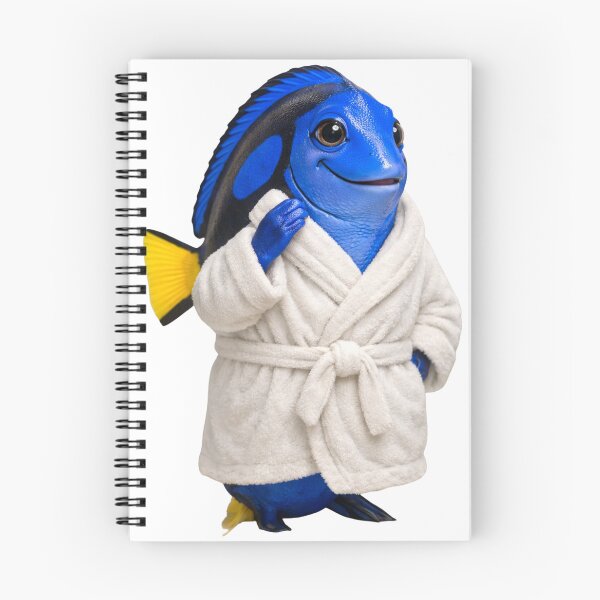 Item preview, Blue Tang Bathrobe designed and sold by Sillytoe.