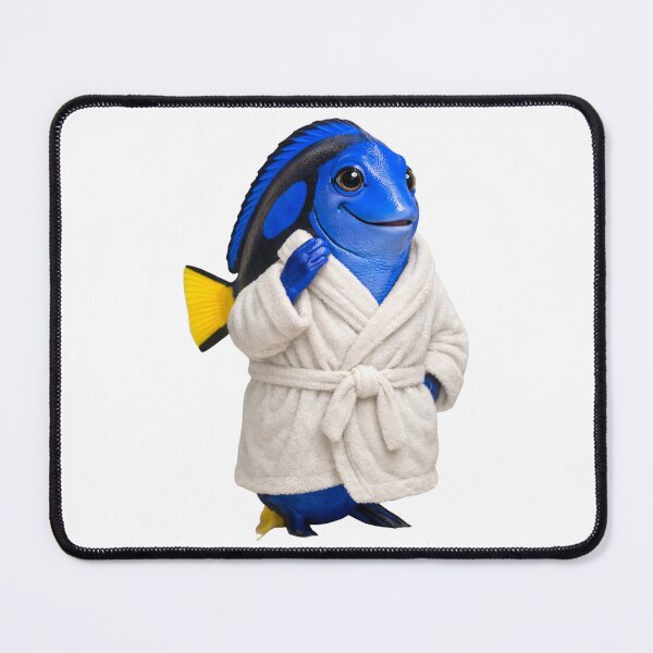 Item preview, Blue Tang Bathrobe designed and sold by Sillytoe.