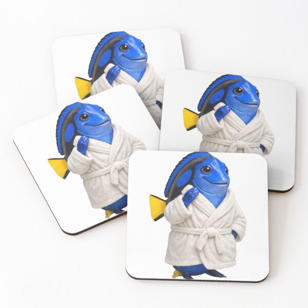 Item preview, Blue Tang Bathrobe designed and sold by Sillytoe.