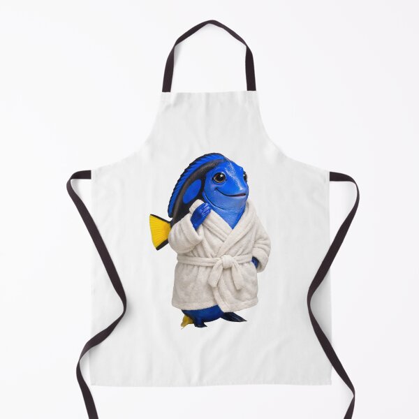 Item preview, Blue Tang Bathrobe designed and sold by Sillytoe.